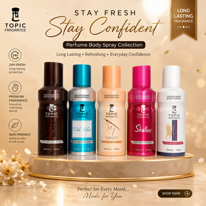 Perfume and Body Sprays Deal – Use It as a Perfume & Body Spray-5 Pieces Of Body Sprays