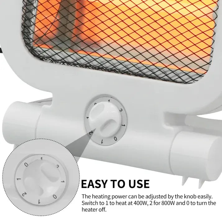 Electric Room Heater | Electric Heater With Safety Switch | Energy Saving | Foldable Heater