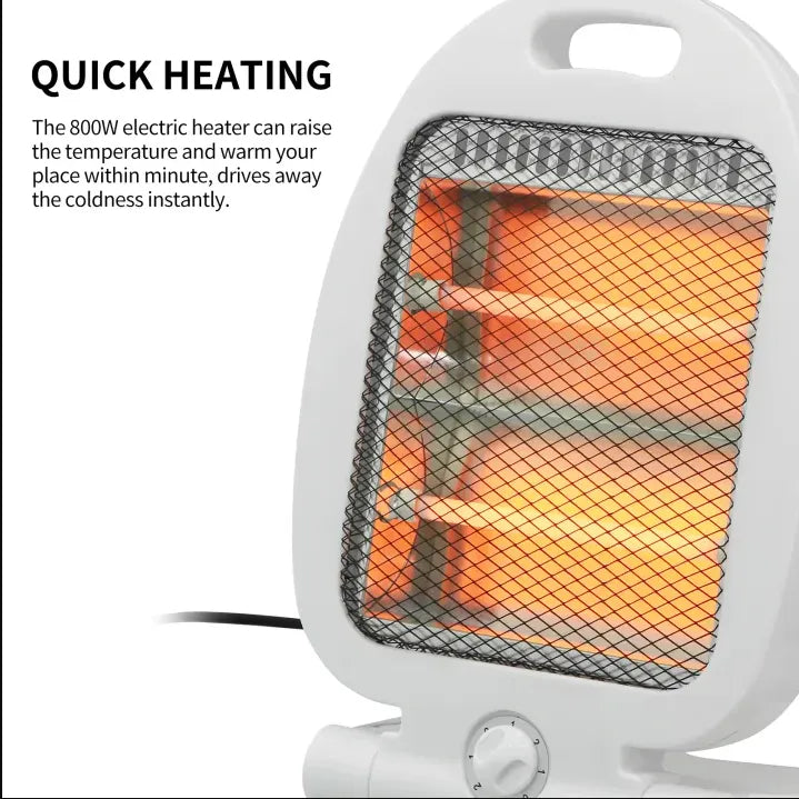 Electric Room Heater | Electric Heater With Safety Switch | Energy Saving | Foldable Heater