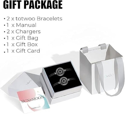 Top Trending Long Distance Vibrate Touch Bracelets for Couples Relationship, Gift for Girlfriend Boyfriend, Husband Wife's & Best Friends