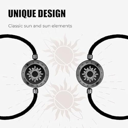 Top Trending Long Distance Vibrate Touch Bracelets for Couples Relationship, Gift for Girlfriend Boyfriend, Husband Wife's & Best Friends