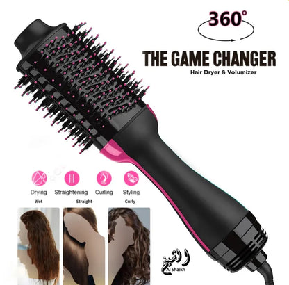 3-in-1 Hair Dryer, Hair Straightener & Hair Curler for Women, Girls- Easy-to-Use Hair Dryer and Styler for All Hair Typ