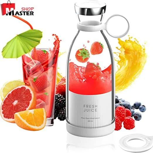 Portable Blender – USB Rechargeable Personal Smoothie Maker For Gymers, Home & Office Use For Fresh Drinks