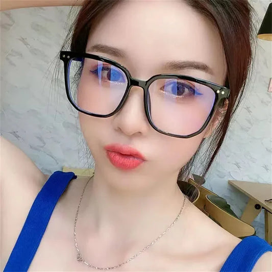 Men & Women Clear Lens Glasses Anti Blue Frame Spectacles For Men And Women