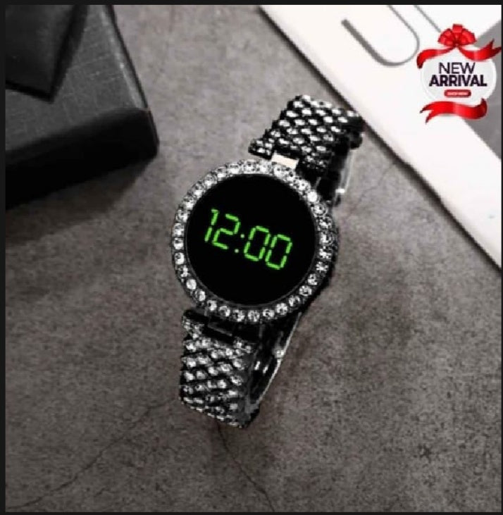 Trending Touch Watch With Beautiful Bracelet & Gift Box Packaging For Female Women Girl For Any Occasion Gifts & Personal Use