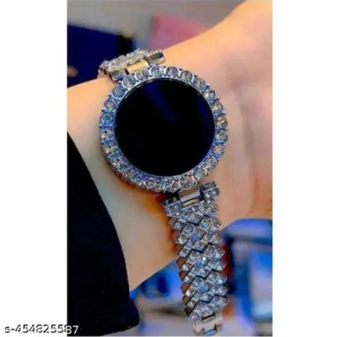 Trending Touch Watch With Beautiful Bracelet & Gift Box Packaging For Female Women Girl For Any Occasion Gifts & Personal Use