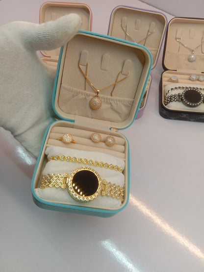 Top Trending Touch Watch With Beautiful Bracelet + Jewellery Set + Gift Box Packaging For Girls & Women