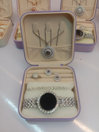 Top Trending Touch Watch With Beautiful Bracelet + Jewellery Set + Gift Box Packaging For Girls & Women