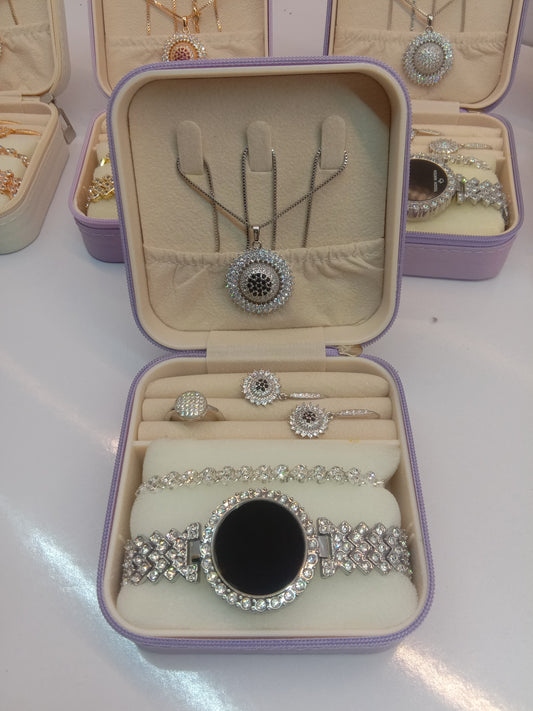Top Trending Touch Watch With Beautiful Bracelet + Jewellery Set + Gift Box Packaging For Girls & Women