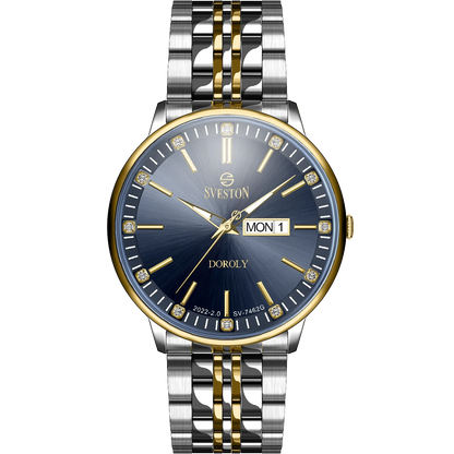 Sveston doroly Is a gents Stainless steel watch