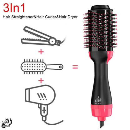 3-in-1 Hair Dryer, Hair Straightener & Hair Curler for Women, Girls- Easy-to-Use Hair Dryer and Styler for All Hair Typ