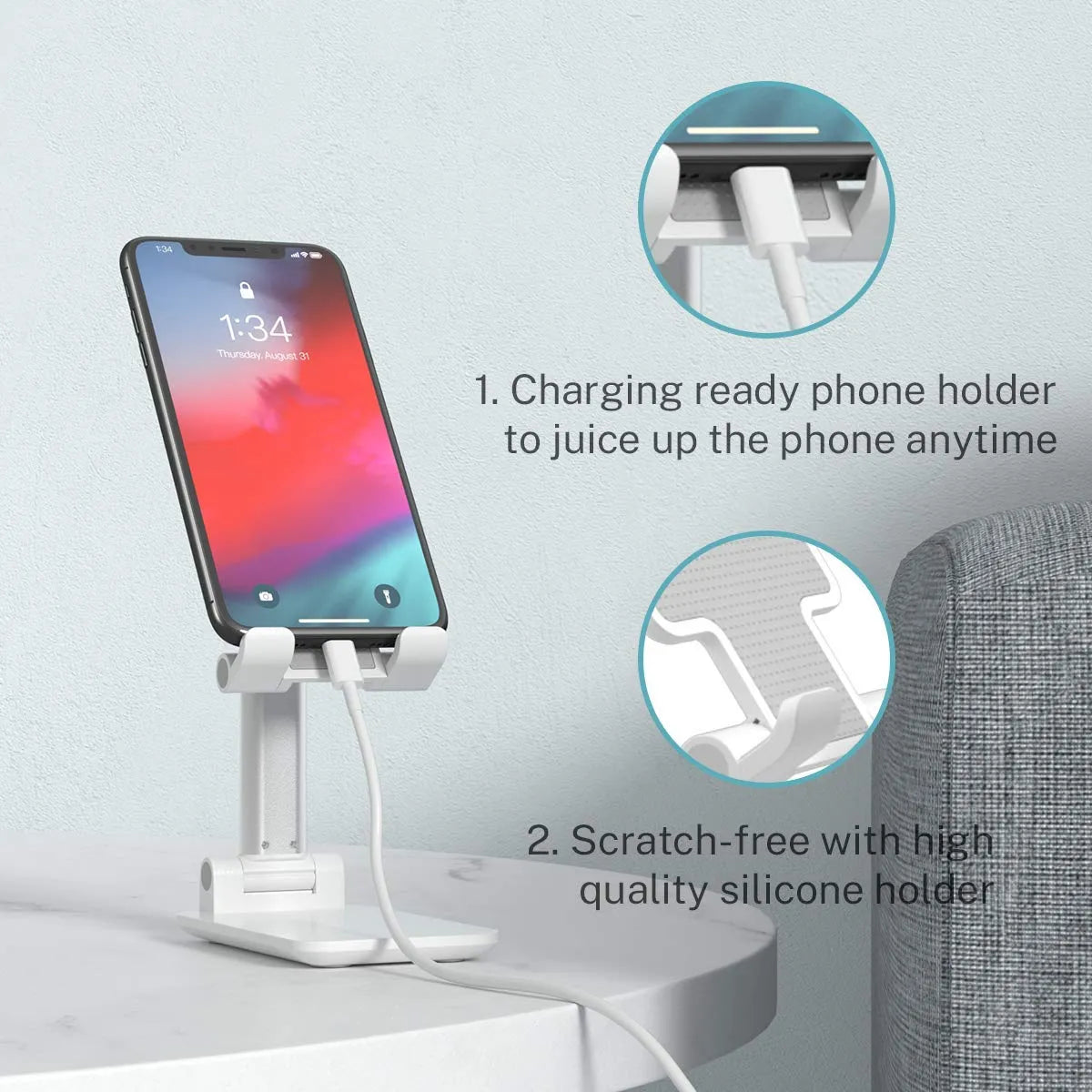 Best In Mobile Stand – Foldable | Adjustable | Universal Mobile Stand | Flexible Mobile Holder