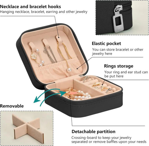 "Luxury Jewelry Box For Gift & Personal Use – Surprise Collection of Premium Lockets, Necklaces, Rings, Earrings, and Bracelets"