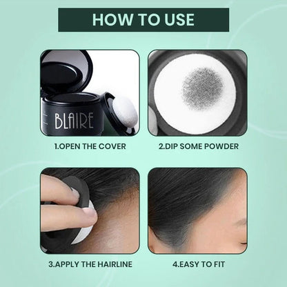 BLAIRE Hair Filler Cream Powder – Instant Hairline Filler for Natural-Looking Hair Coverage for Men and Women