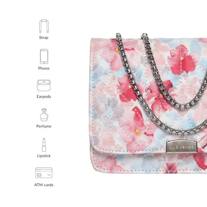 Printed Valley Gorgeous Quilted `Multi Color Shoulder Bag For Girls Womens For Daily Use